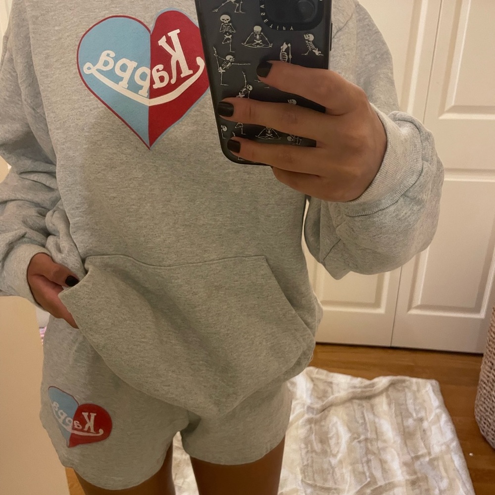 kappa kappa gamma shorts + sweatshirt